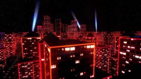 Neon-city-fly-over-urban-skyscraper-glow-computer-tron-matrix-4k
